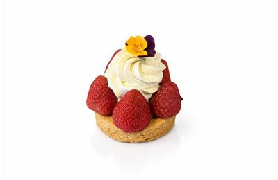 Tarte aux fraises individuelle